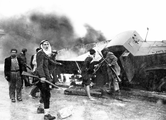 Szene im Unabhängigkeitskrieg, Jerusalem 1948