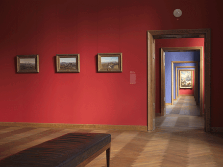 Blick in die Ausstellungsräume der Sammlung Schack