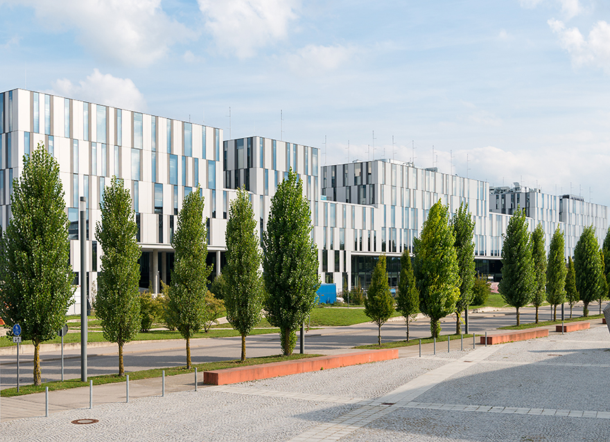Das neue Galileo Gebäude am Campus Garching der Technischen Universität München (Foto: Uli Benz / TUM)