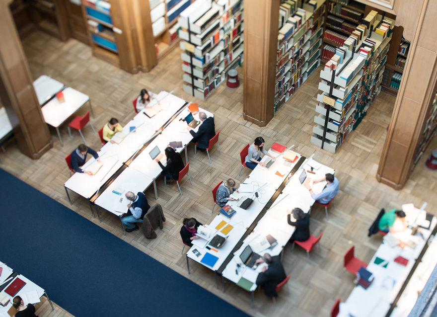 Der Bibliothekssaal des Zentralinstituts für Kunstgeschichte (Foto: Margrit Behrens)