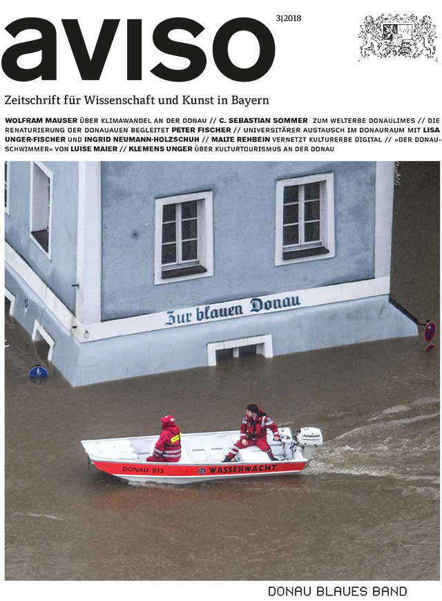 Die neue Ausgabe der Zeitschrift Aviso: Durch einen Klick aufs Titelblatt geht's direkt zum E-Paper.