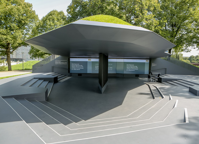 Der fertiggestellte Erinnerungsort der Architekten Brückner & Brückner