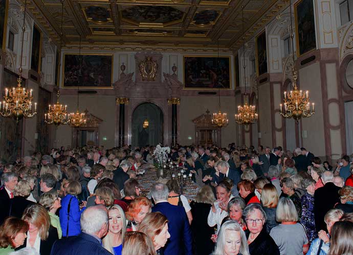 Die Veranstaltung fand im prachtvollen Kaisersaal der Münchner Residenz statt