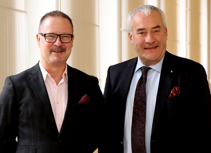 Kunstminister Dr. Ludwig Spaenle mit Andreas Beck