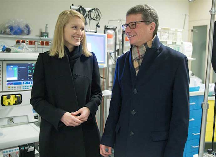 Wissenschaftsstaatssekretär Bernd Sibler mit Landesrätin Christine Haberlander