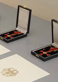 Das Verdienstkreuz am Bande des Verdienstordens der Bundesrepublik Deutschland