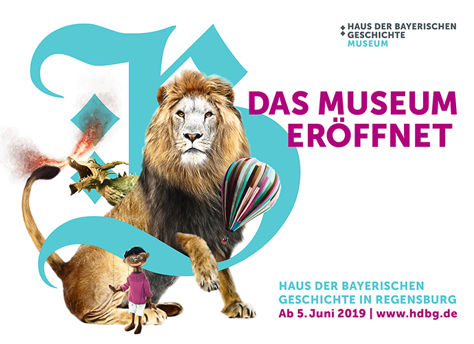 Das Plakatmotiv zur Eröffnung des Museums der Bayerischen Geschichte am 5. Juni 2019