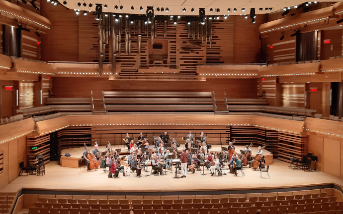 Blick auf den Konzertsaal der Maison Symphonique de Montréal