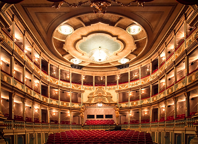 Das Markgrafentheater Erlangen ist das älteste heute noch bespielte Barocktheater im süddeutschen Raum