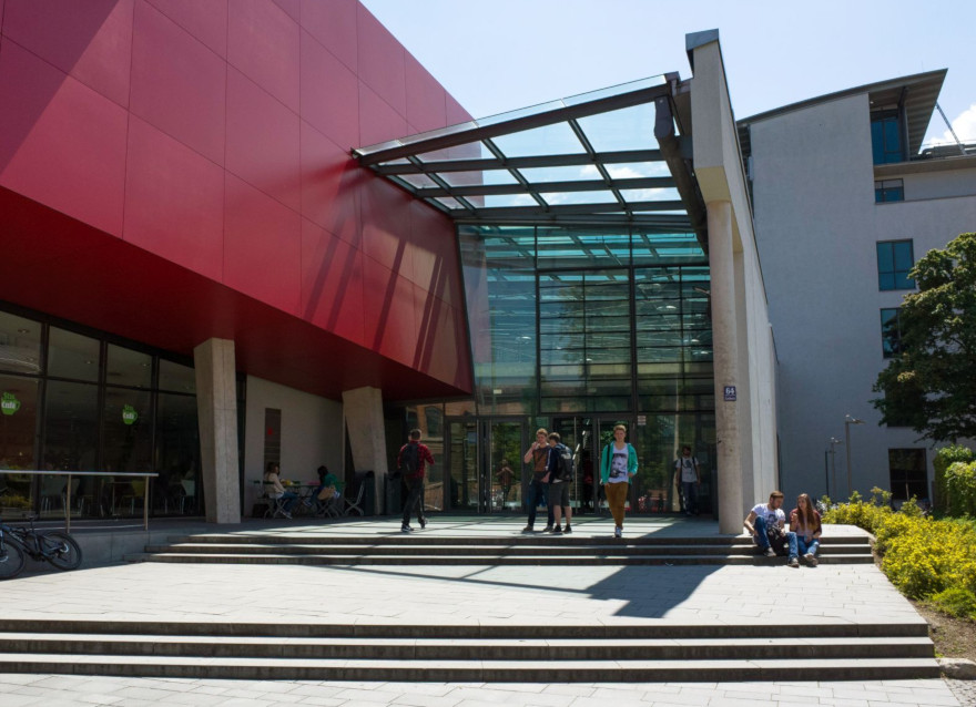 Blick auf die Hochschule München