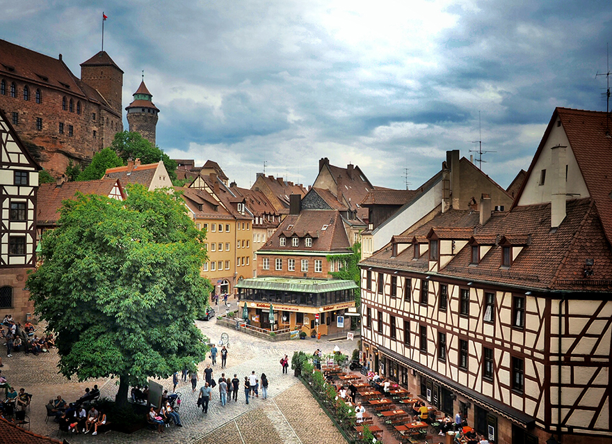 Das wunderschöne Nürnberger Altstadtpanorama