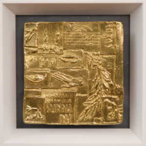 Bronze-Relief „PRO MERITIS SCIENTIAE ET LITTERARUM“