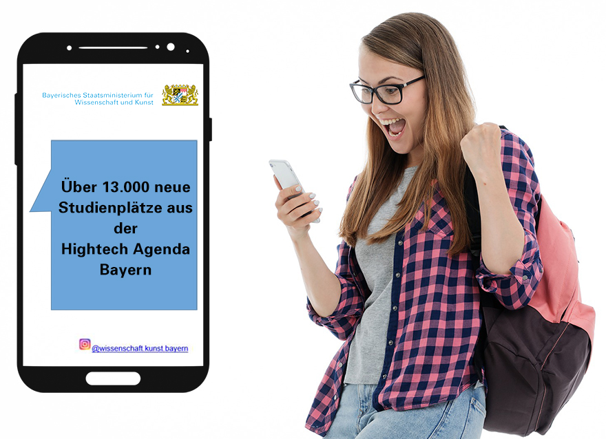 Mehr gute Neuigkeiten und interessante Stories aus Wissenschaft und Kunst auch auf Instagram unter @wissenschaft.kunst.bayern