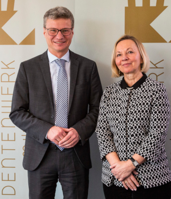 Wissenschaftsminister Bernd Sibler mit Dr. Ursula Wurzer-Faßnacht