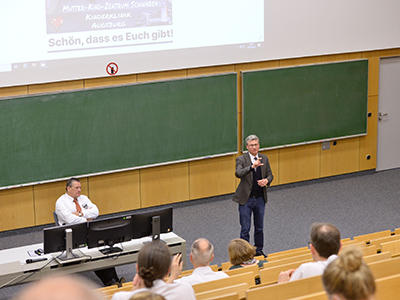 Wissenschaftsminister Bernd Sibler bei der Task Force des UKA zur Corona-Pandemie