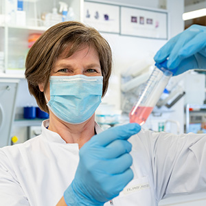 Virologin Prof. Dr. Ulrike Protzer von der Technischen Universität (TUM) München (Photo Credit: ©argum, Klinikum rechts der Isar)