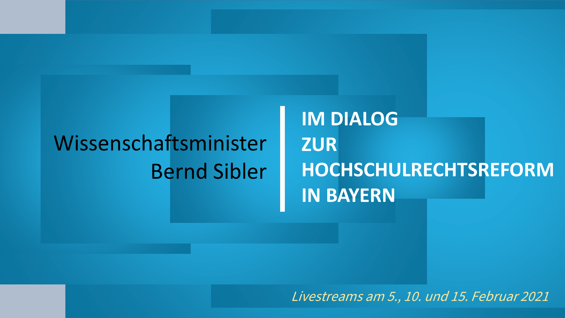 Einladung zum Livestream auf YouTube