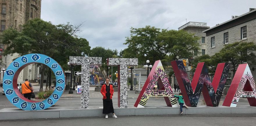 Altstipendiatin Lisa Frühbeis in Ottawa