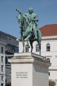 Thorvaldsens Statue von Kurfürst Maximilian I. aus dem Jahr 1839