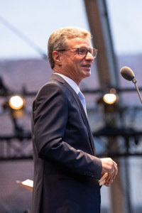 Kunstminister Bernd Sibler in Ansbach