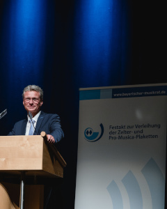 Kunstminister Bernd Sibler in Gersthofen