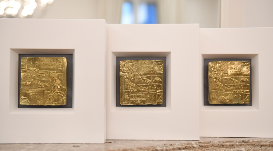 Die Auszeichnung PRO MERITIS SCIENTIAE ET LITTERARUM wird an Persönlichkeiten aus den Bereichen Wissenschaft und Kunst verliehen (Foto: Andreas Gebert)