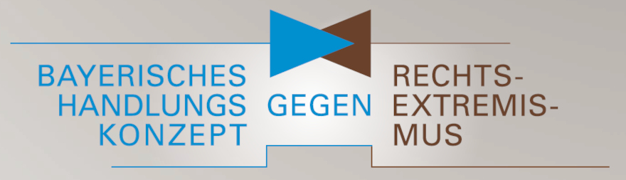 Logo des Bayerischen Handlungskonzeptes gegen Rechtsextremismus