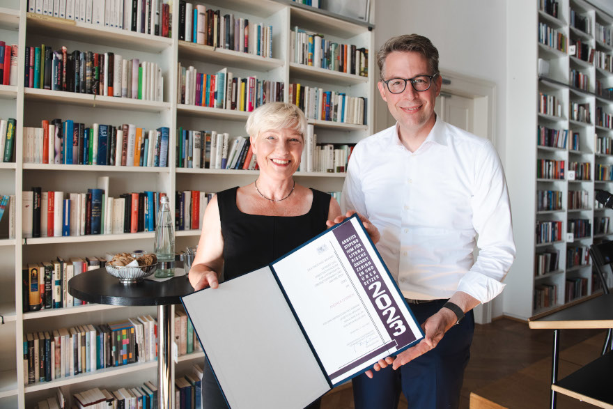 Die literarische Übersetzerin Andrea O‘Brien wurde zum zweiten Mal nach 2016 ausgezeichnet (© Andreas Gebert)