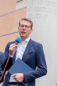 Wissenschaftsminister Blume spricht in Nürnberg (© StMWK/Axel König)
