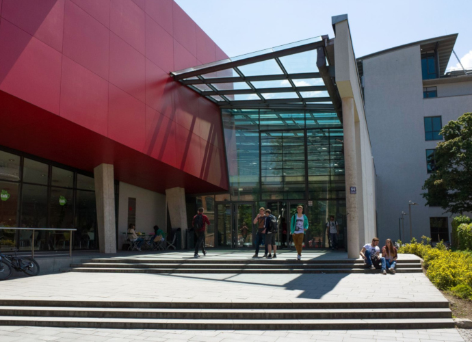 Blick auf die Hochschule München