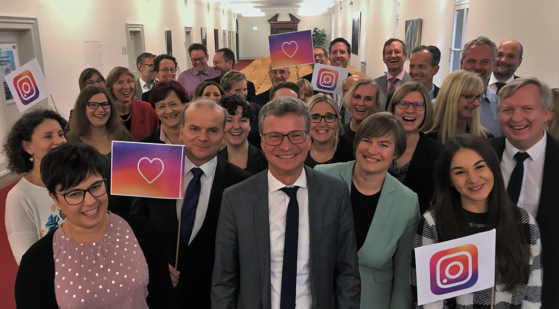 Das Wissenschafts- und Kunstministerium startet auf Instagram